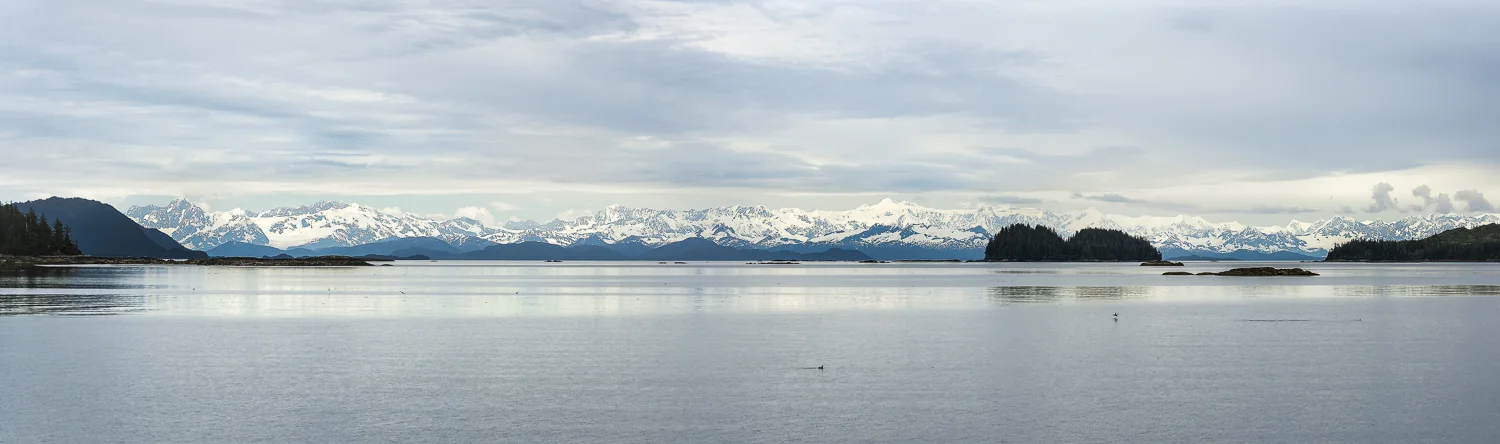 The vistas in Prince William Sound seem endless. I figured those mountains are 90 miles away.