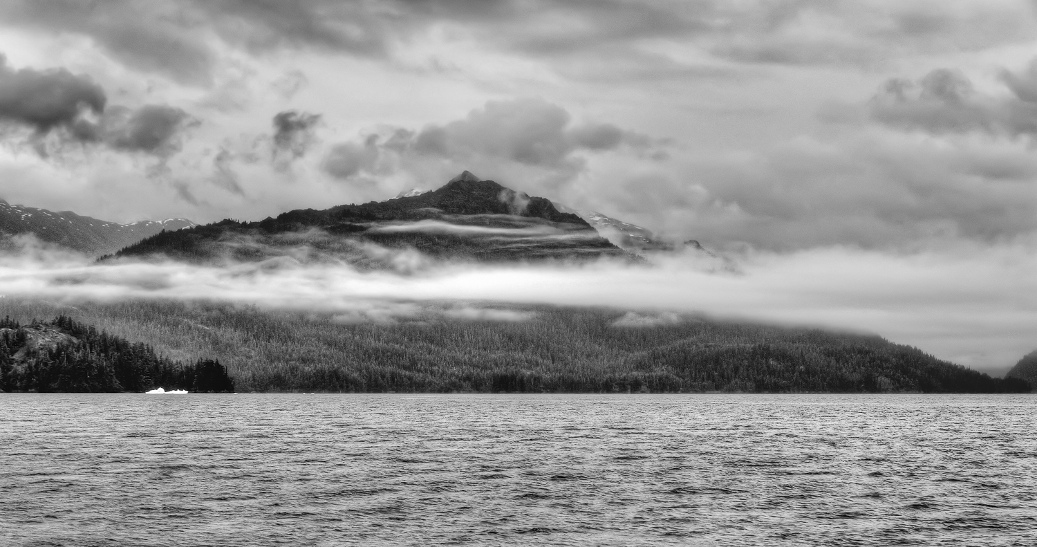 Clouds and iceberg are the scenery for today