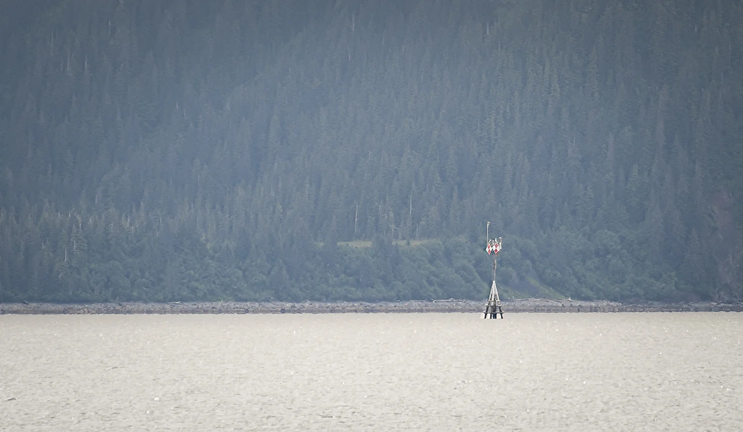 The very famous spot where the Exxon Valdez ran agound