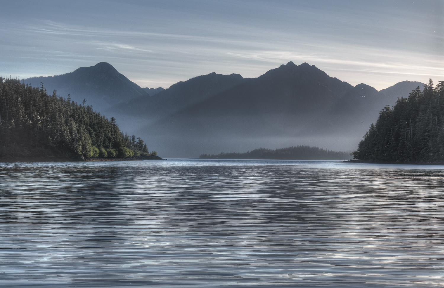 Comfort Cove provides a nice calm anchorage