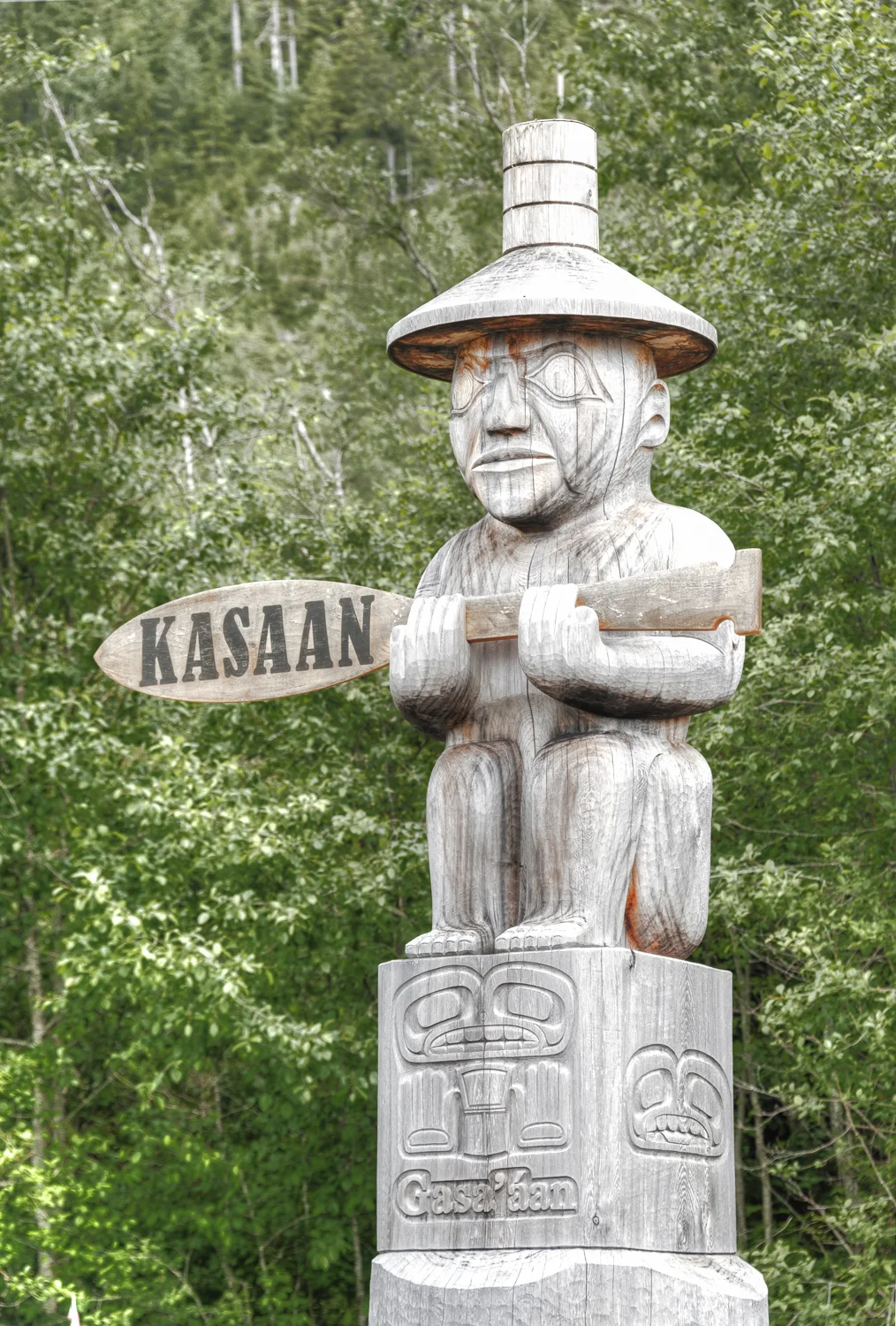 A sure sign your have arrived in Kasaan
