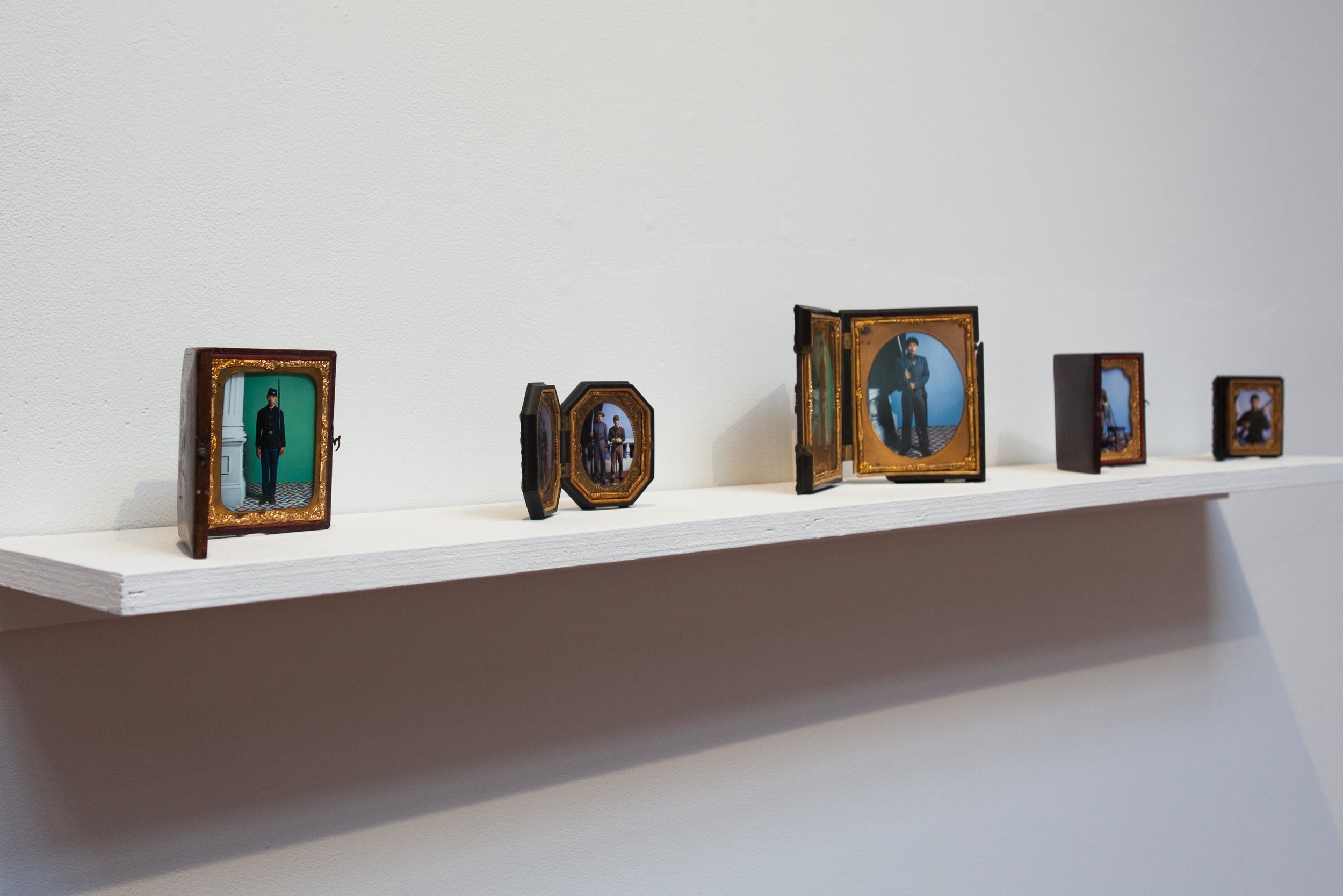   Installation view of Bruce Yonemoto's NSEW &nbsp; 