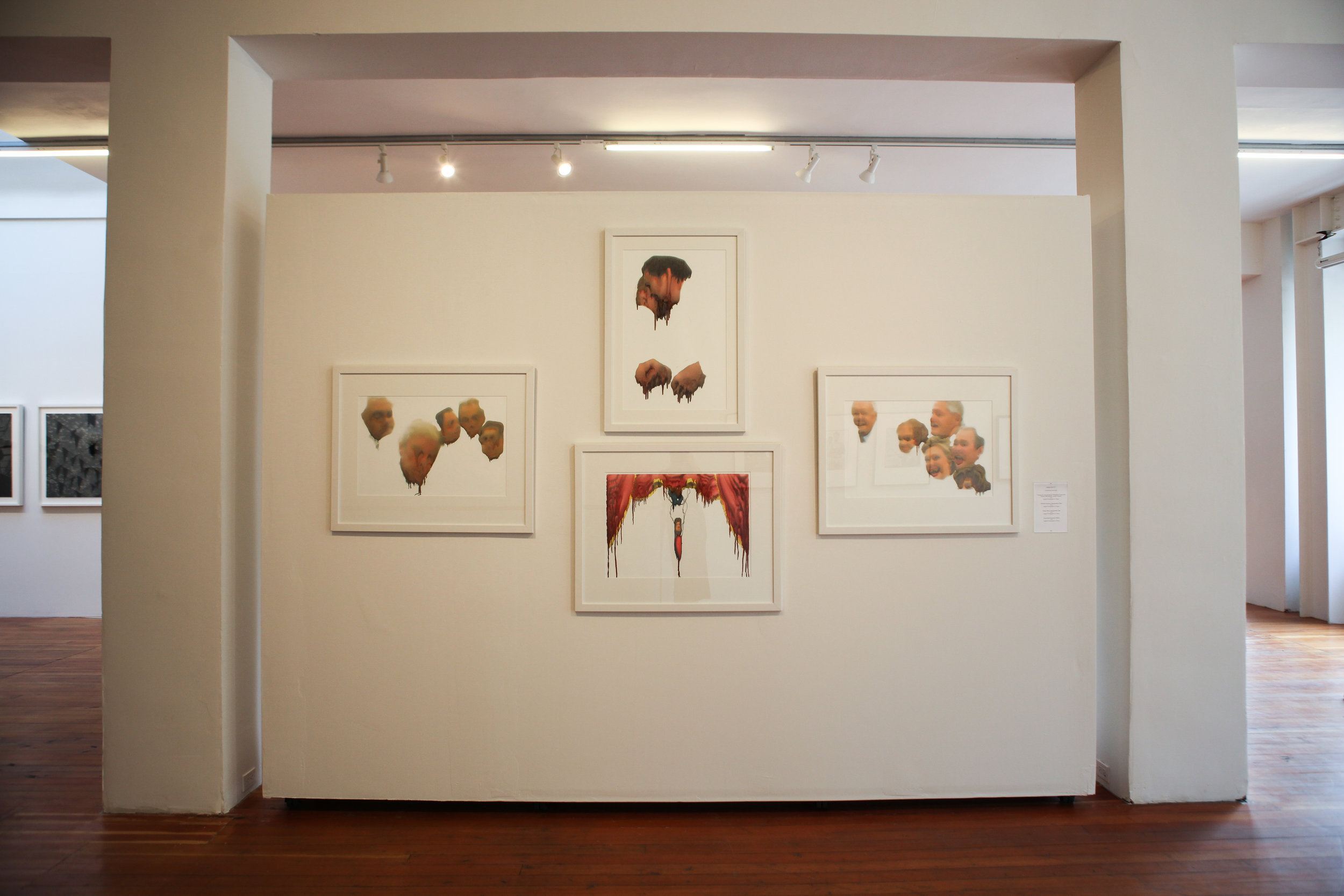  Installation view of Anna Rotty's work. 