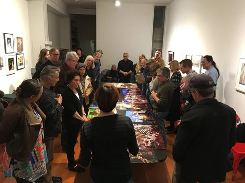 David Goldberg presents work at the members' critique