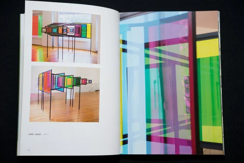 Spread from Sanaz Mazinani: Signal to Noise featuring Dark Sight