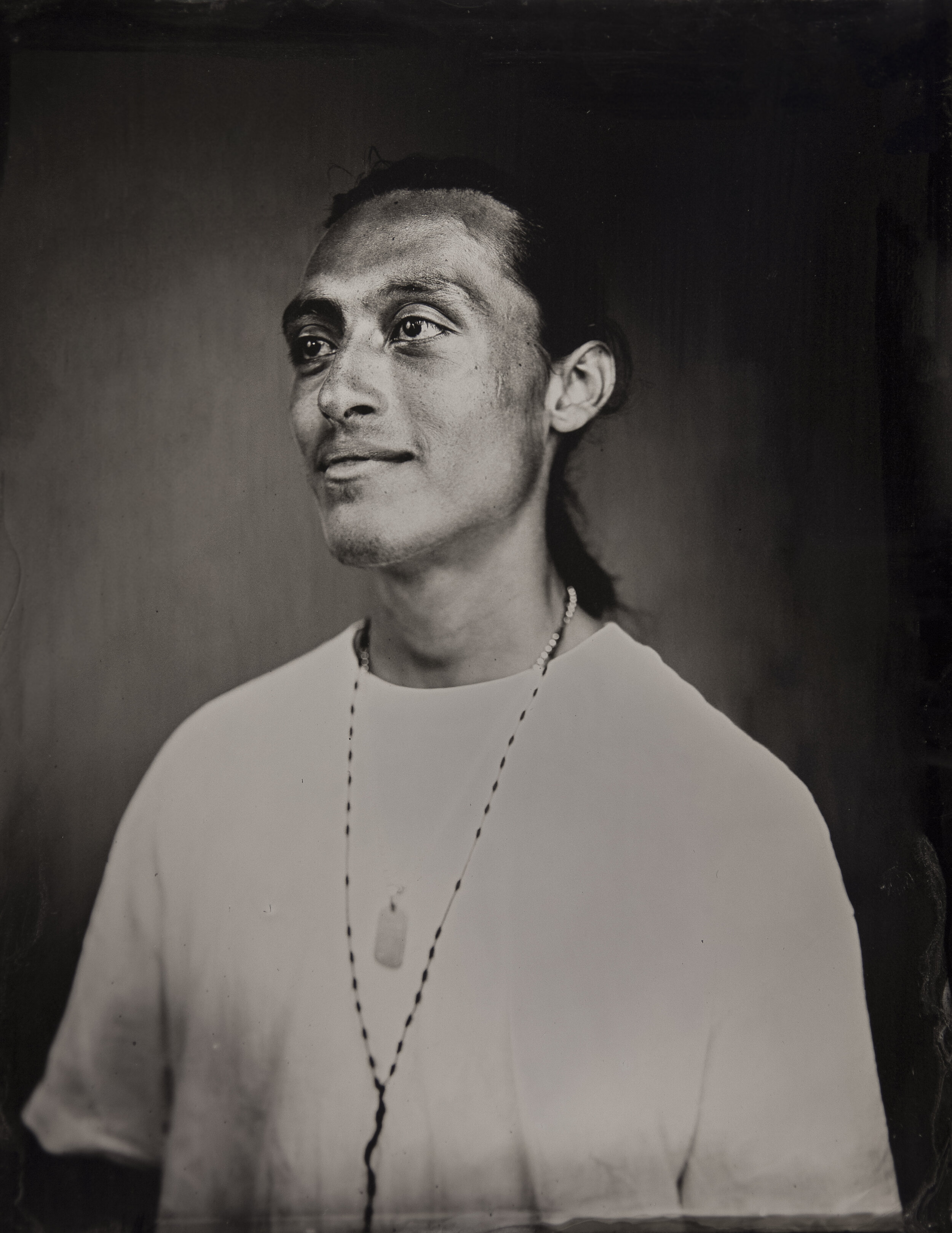   Rudy at the Studio , 2016, Tintype 