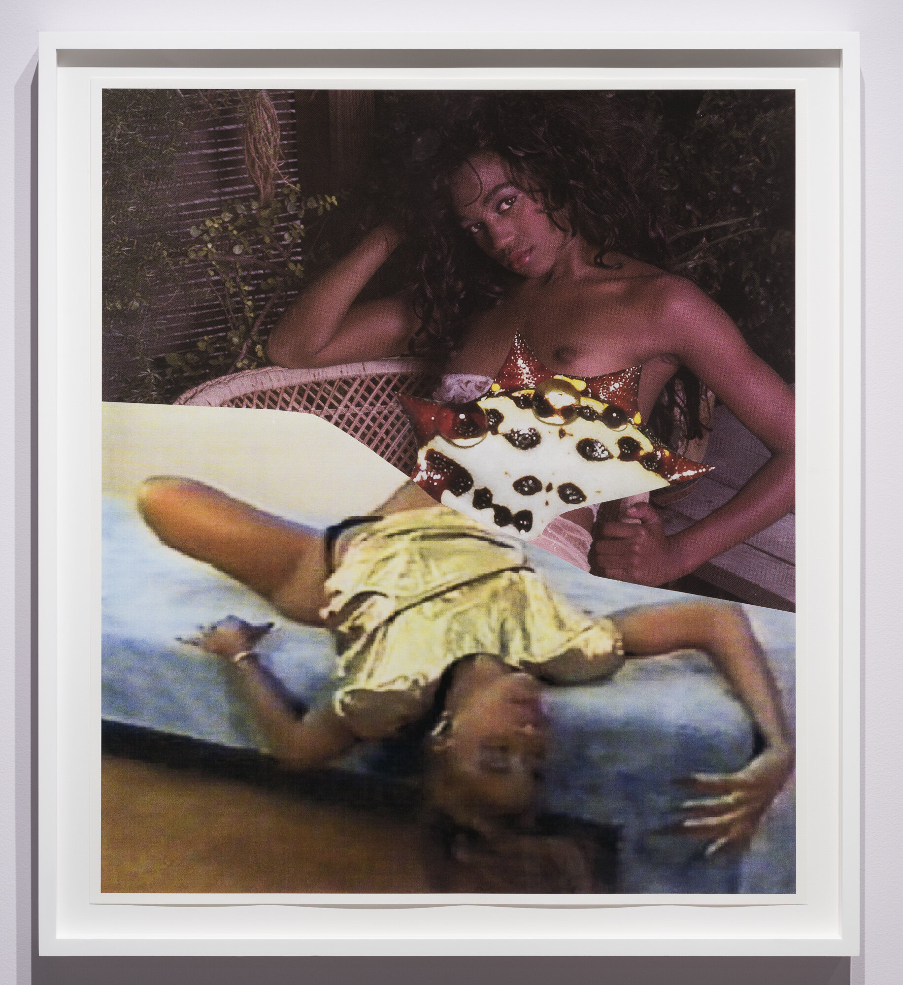  Suné Woods,  Estrella , 2017-2018, 30 x 30,  photo collage, pigment print    