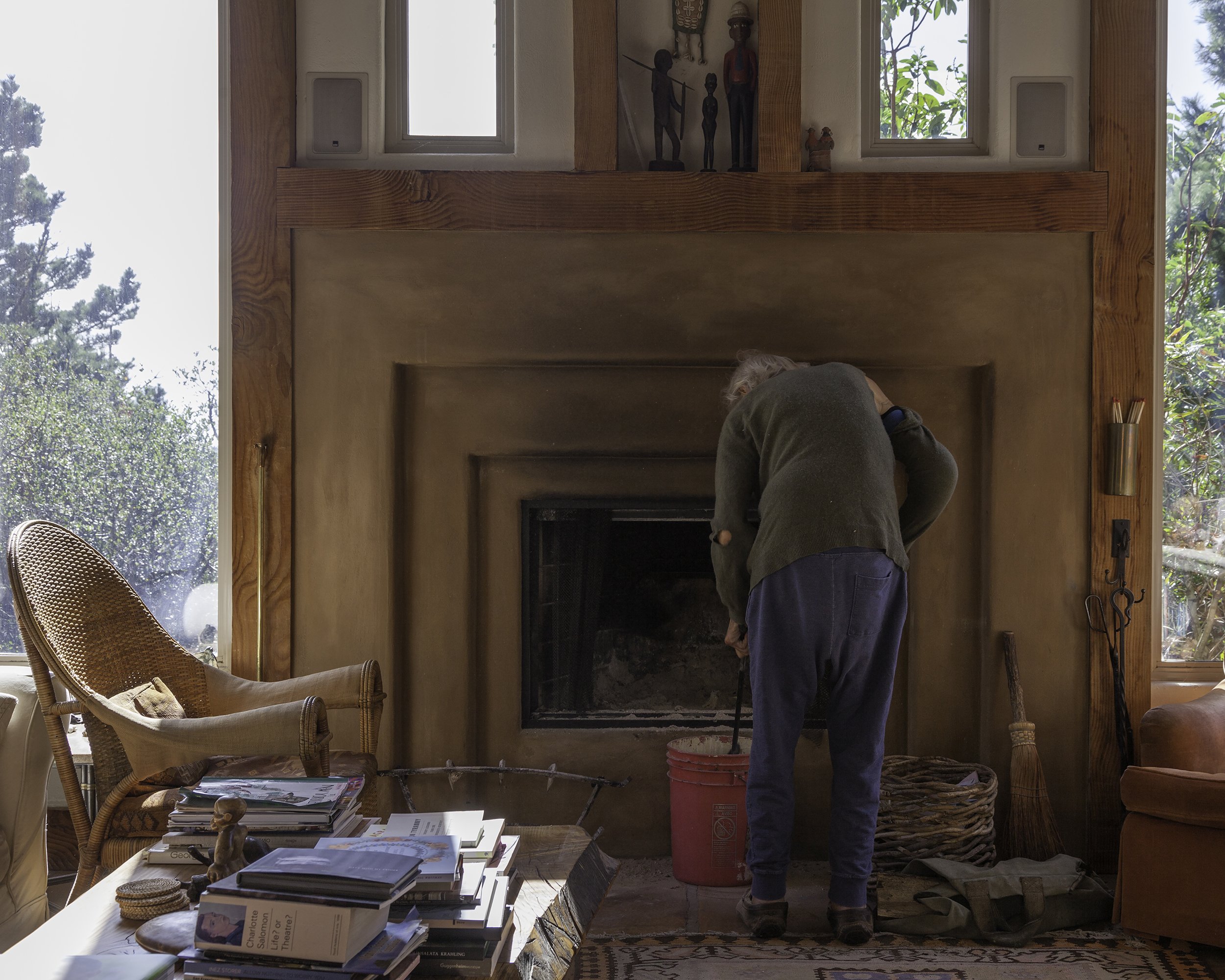  Marna Clarke,  Cleaning Fireplace , 2021, archival digital print, courtesy and copyright of the artist. 