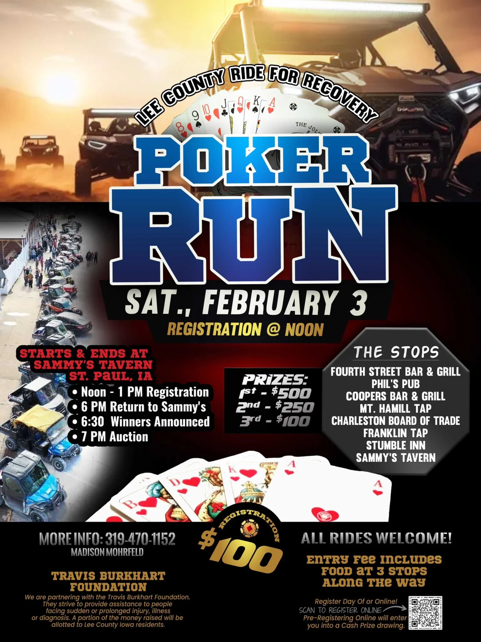 2024 Lee County Ride for Recovery Poker Ride (Iowa) — Travis Burkhart