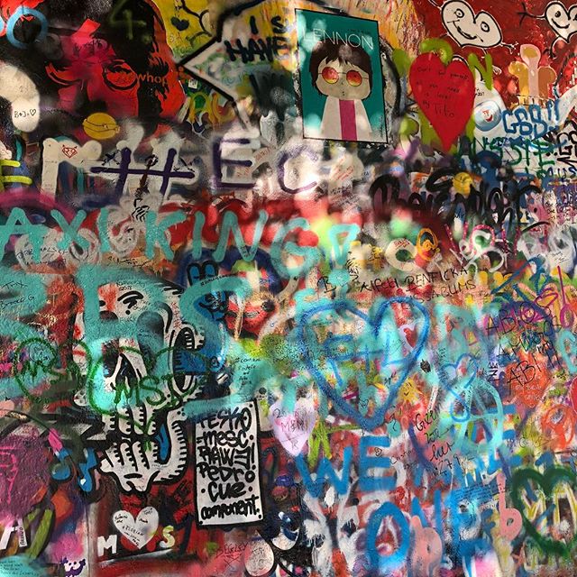 You have to love this John Lennon Wall, created by the people of Prague during the occupation of Communism. John Lennon never visited Prague however the power of his words in songs like Imagine started this wall as a place for the people to write the