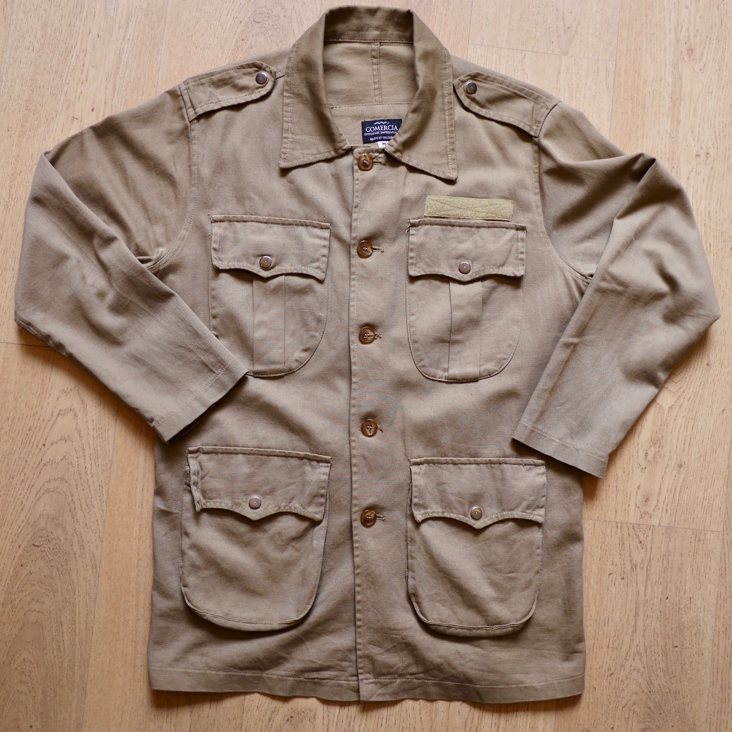 Chaqueta Safari Dril Khaki