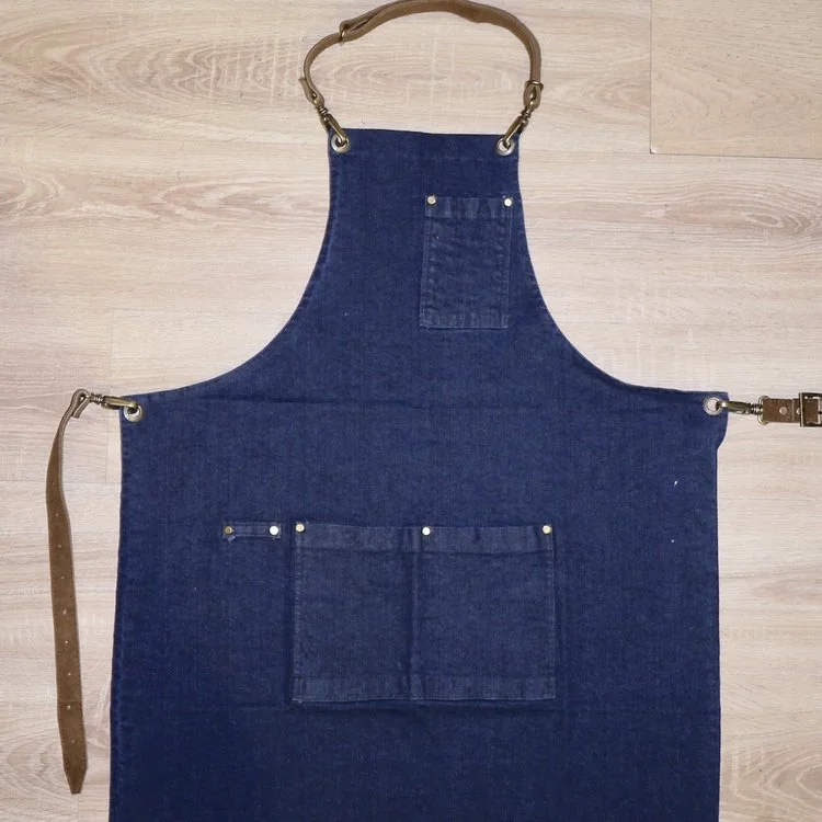 Delantales Jean. Incl. 2 Correas