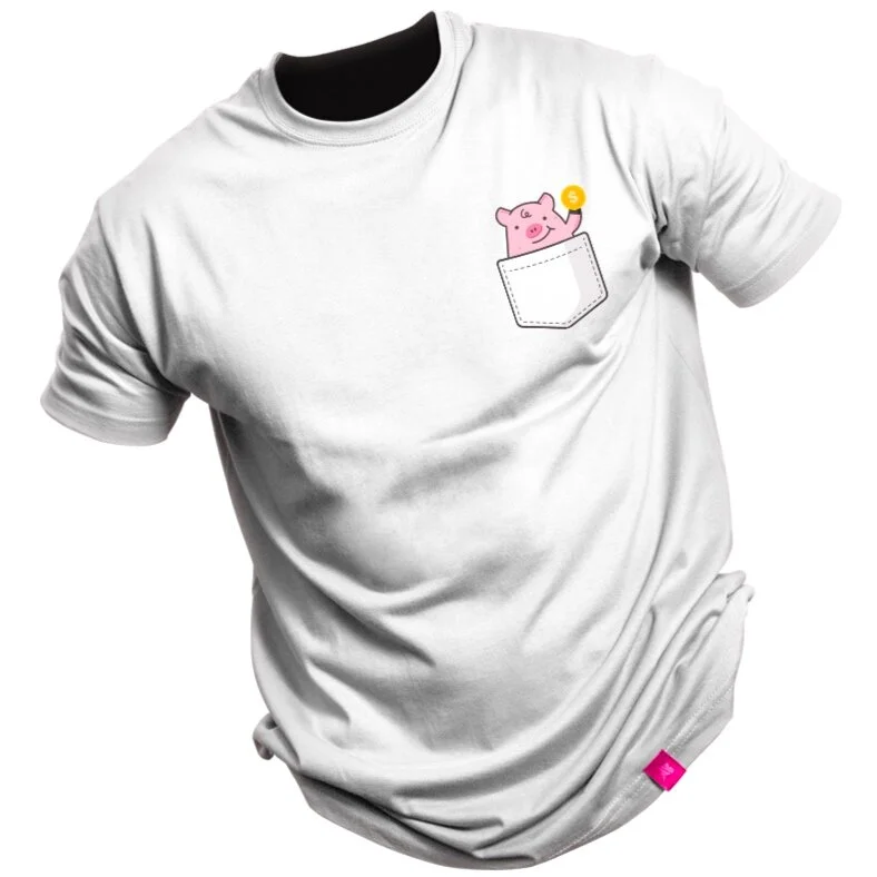 Camiseta Blanca Bolsillo