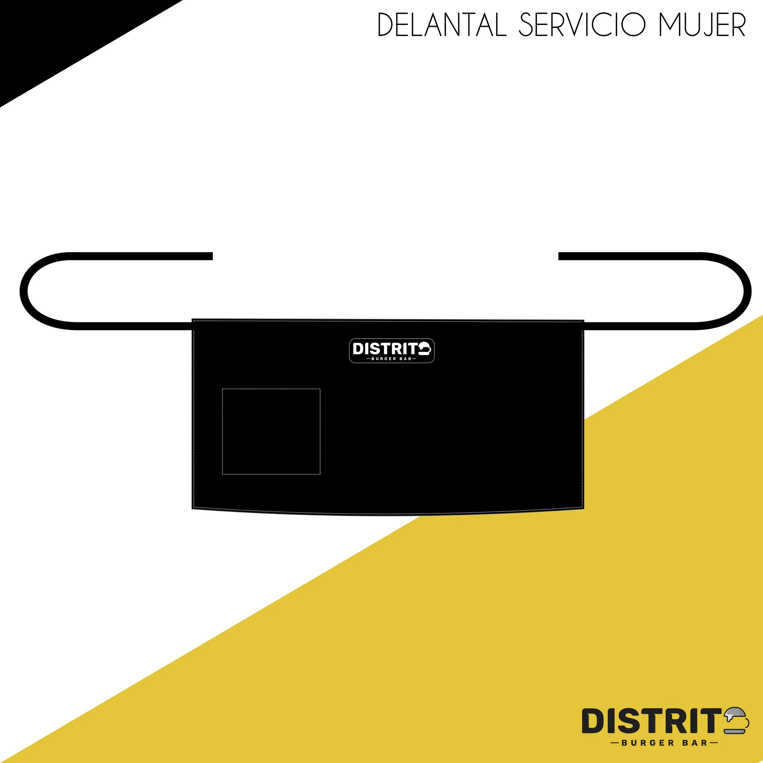 Delantal Servicio Mujer