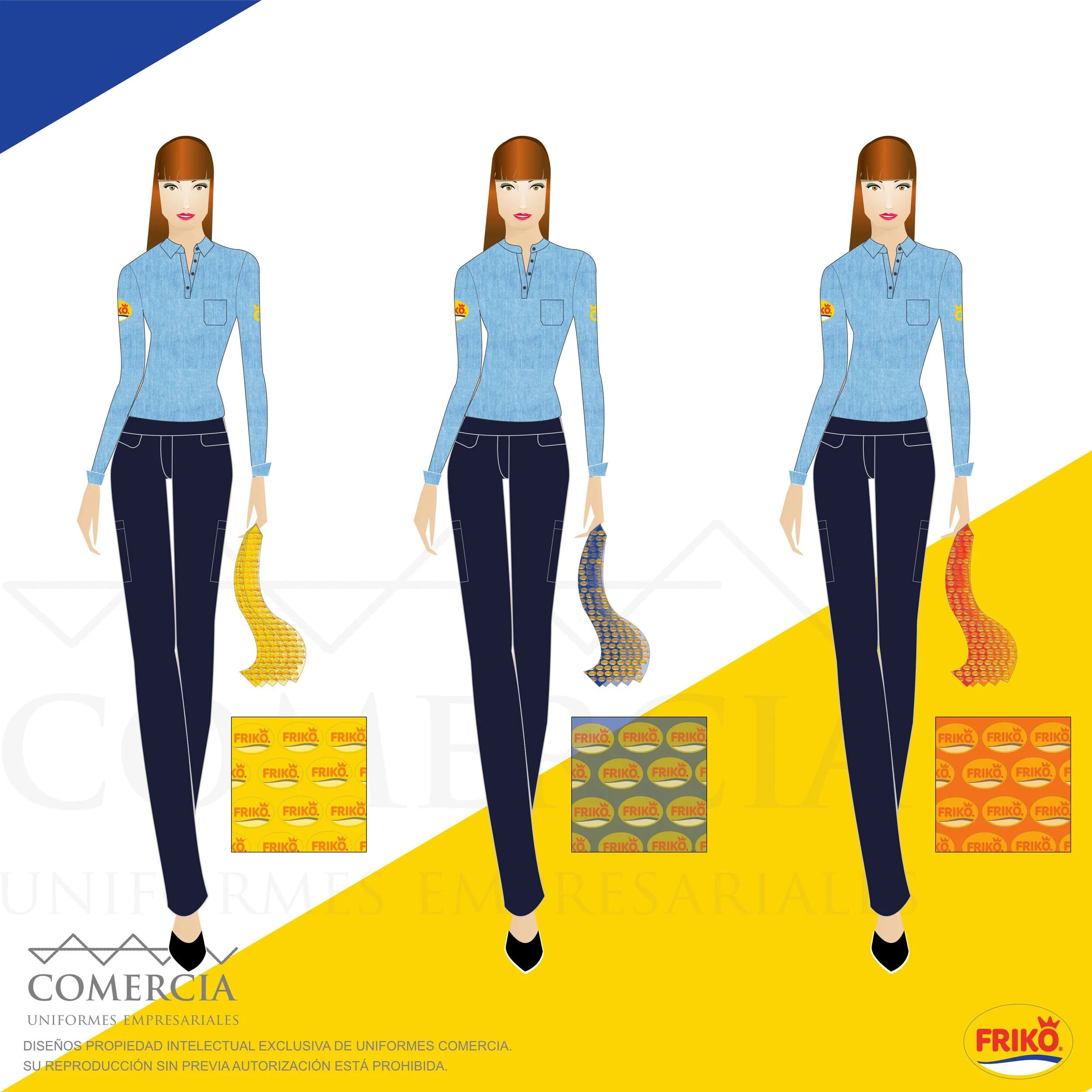 Concepto Uniformes Friko Mujer