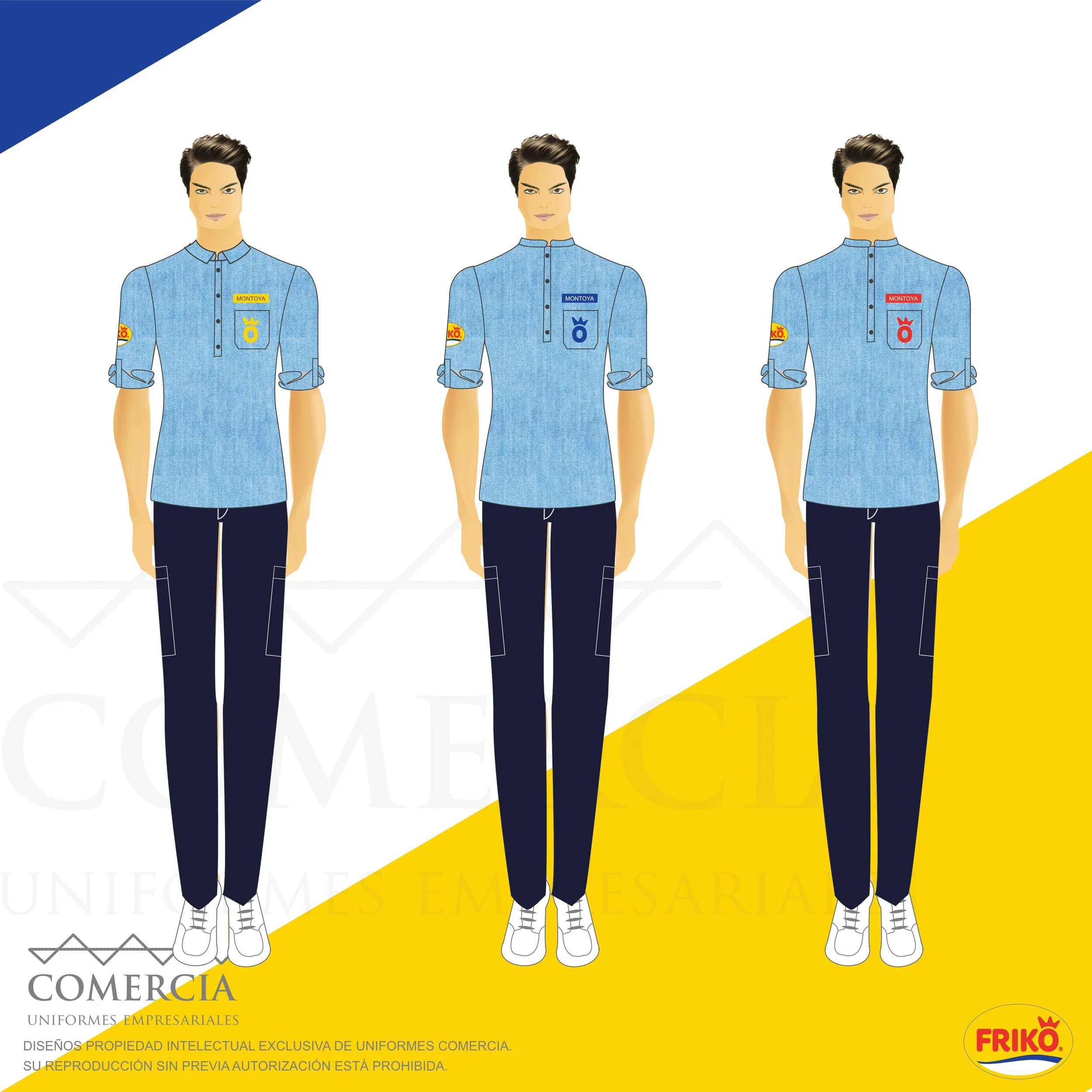 Concepto Uniformes Friko Hombre