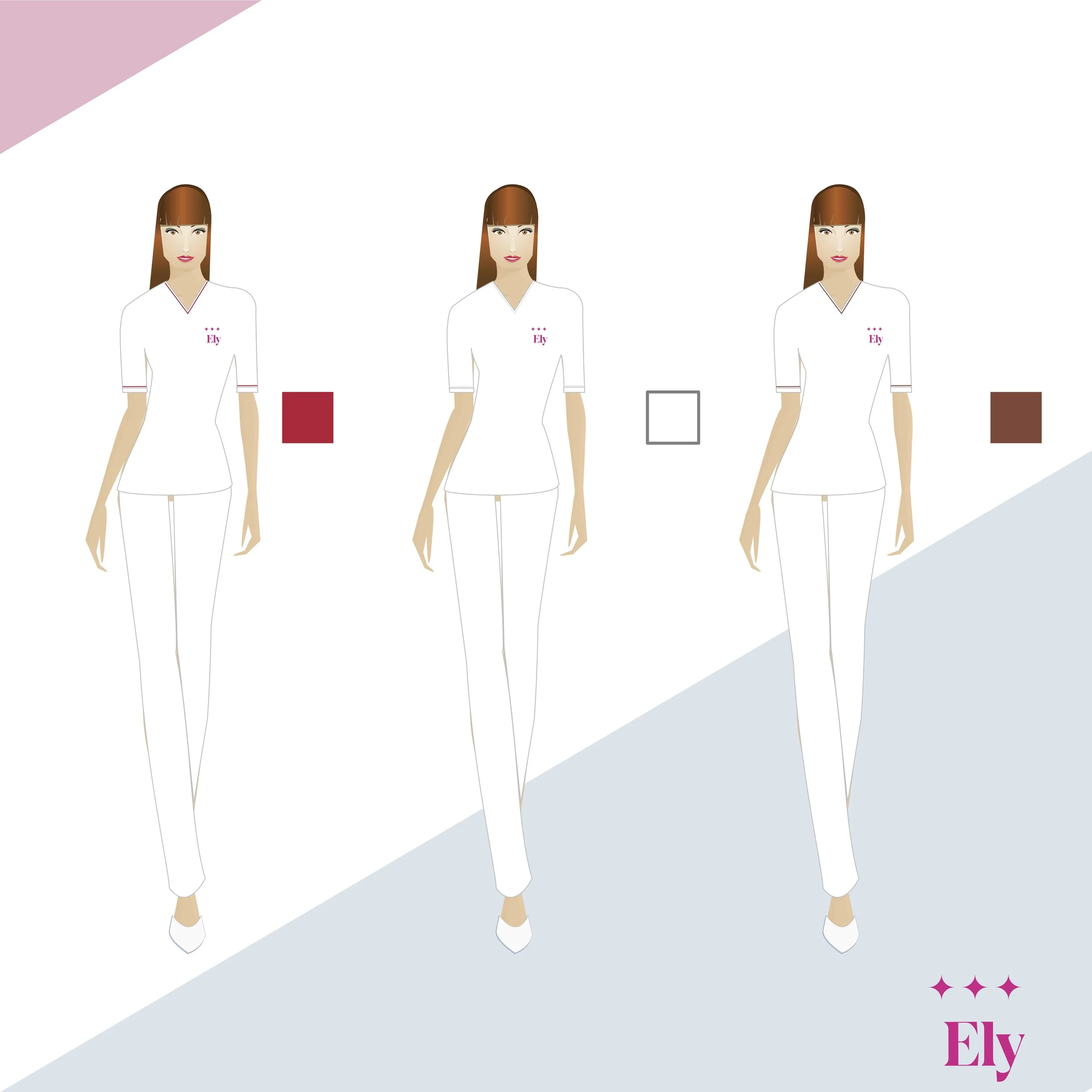 Conjunto de Uniforme 2 Piezas Mujer