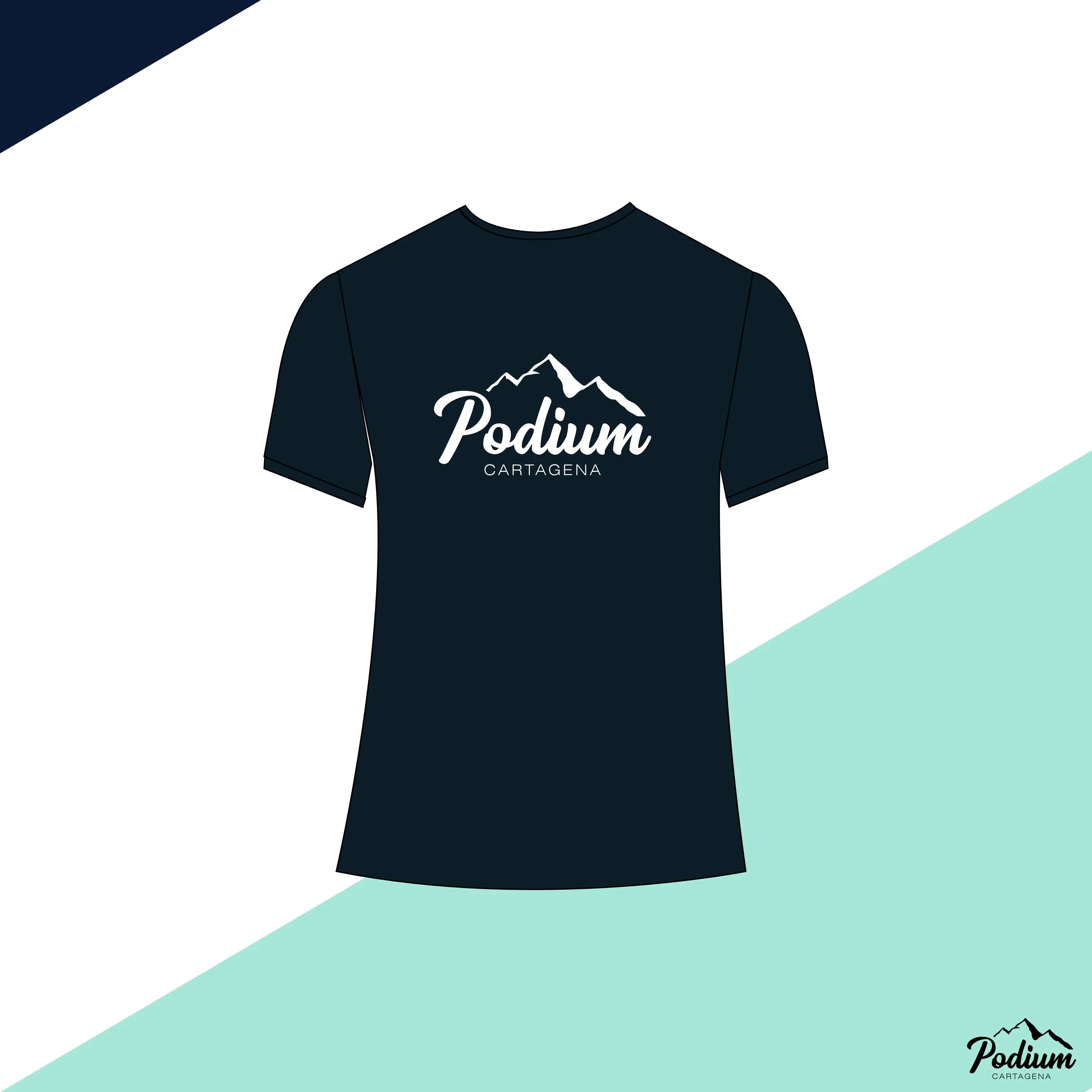 Camiseta Azul Oscuro
