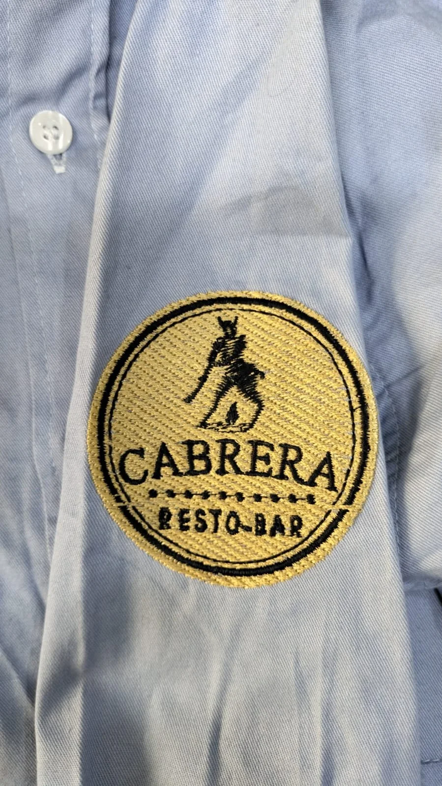 Cabrera Resto Bar - Bordado Camisa 2