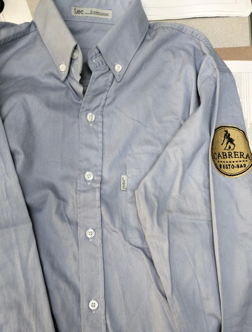 Cabrera Resto Bar - Bordado Camisa 1