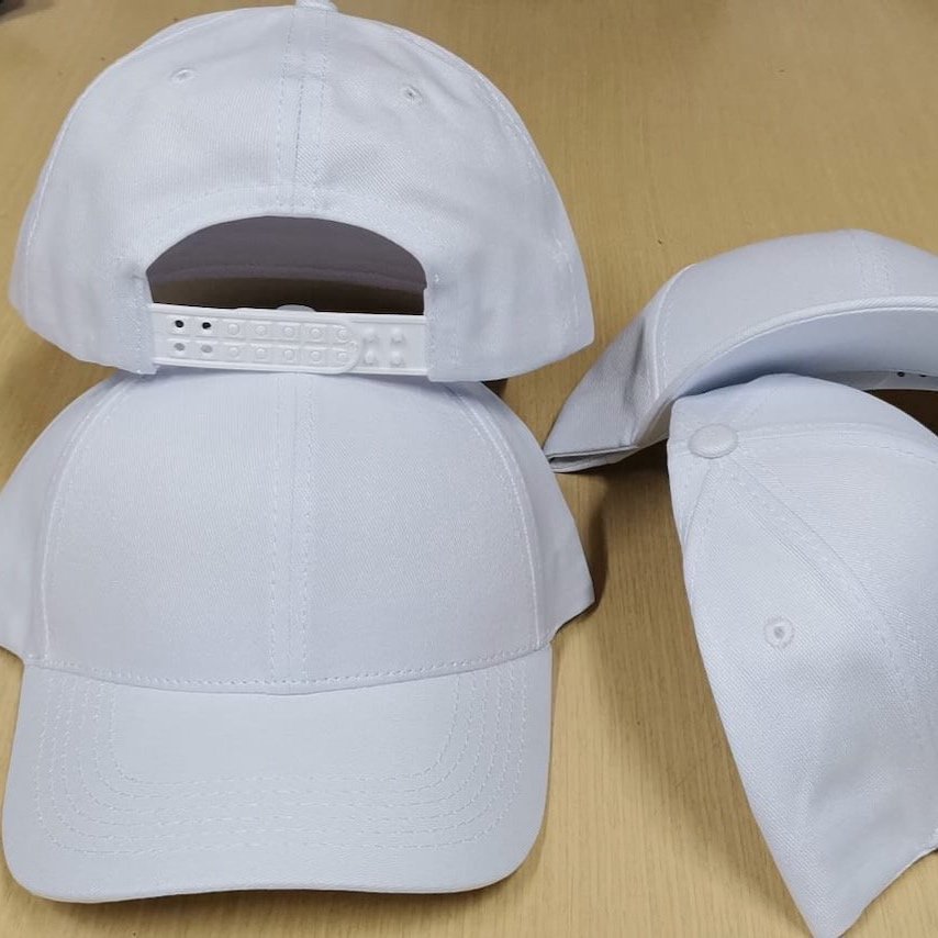 Gorra 5 Cascos Blanca Unicolor