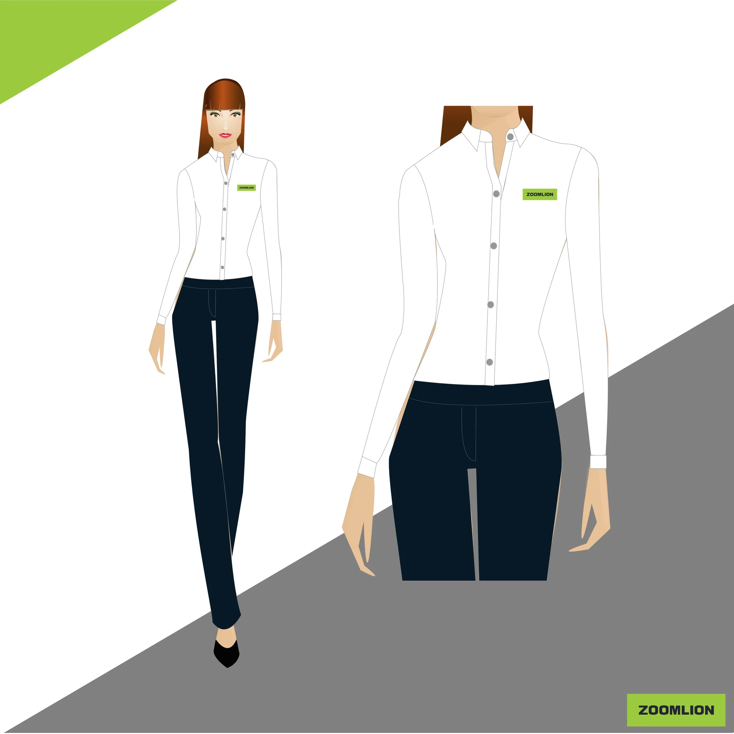 Blusa Formal Administrativa Mujer Manga Larga