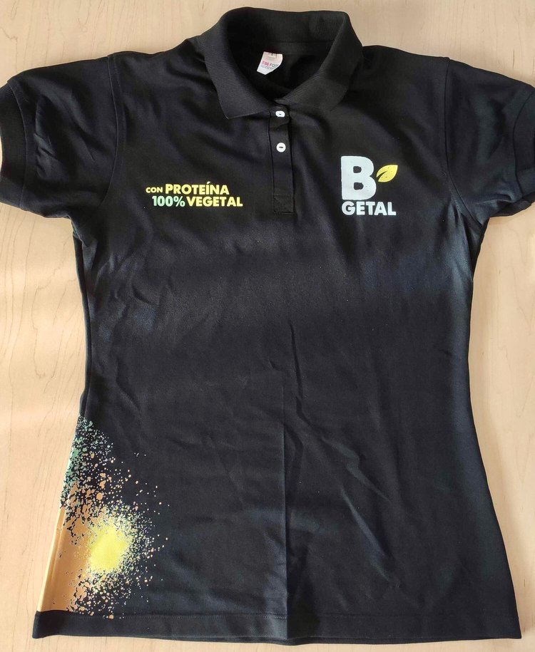 Camiseta Polo Piqué Estampada DTF