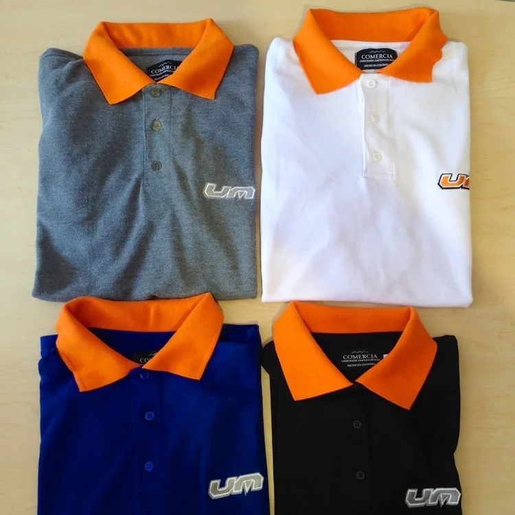 Camiseta Polo Piqué Combinada