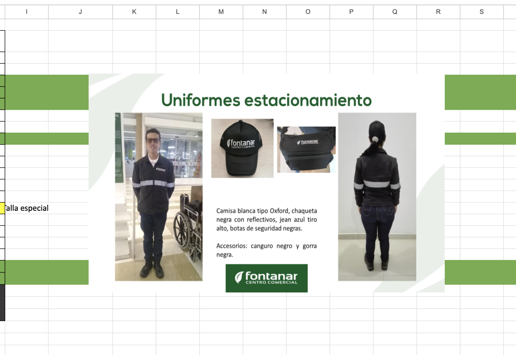 Fontanar | Tallas Estacionamiento