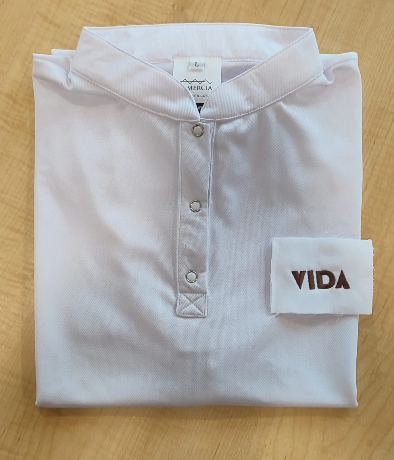 Polo DryFit Cuello Nero Manga Corta