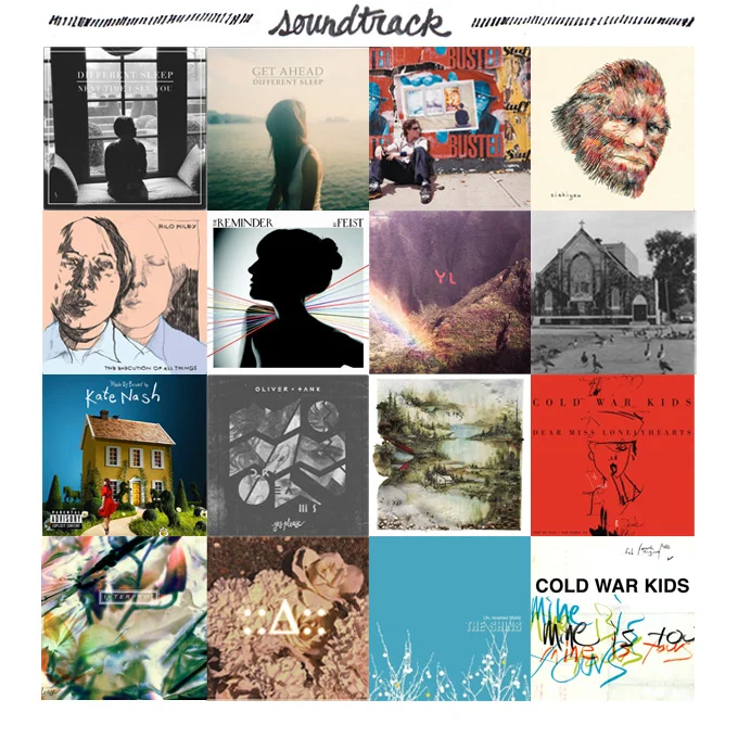 Different Sleep, DMB, Siskiyou, Rilo Kiley, Feist, Youth Lagoon, Mister Lies & Different Sleep, Kate Nash, Oliver Tank, Bon Iver, Cold War Kids, The Townhouses, Made In Heights, The Shins