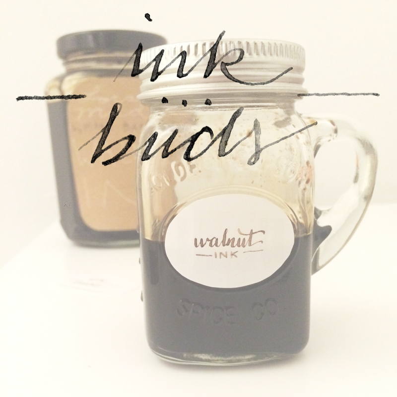 09.30.14 Tiny label for some calligraphy ink sharing.