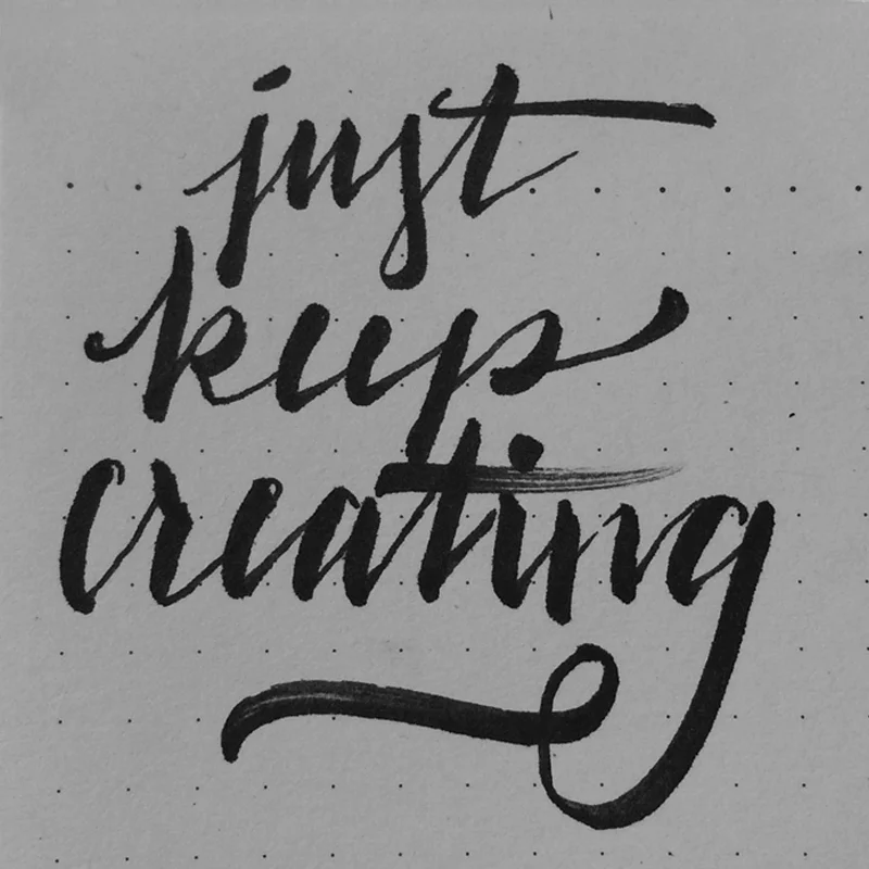 10.03.14 Day one at Creative Works Conference and it was so effing good. Just keep creating—Brandon Rike.