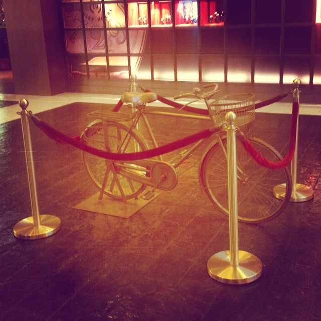 Some bikes are made out of bronze