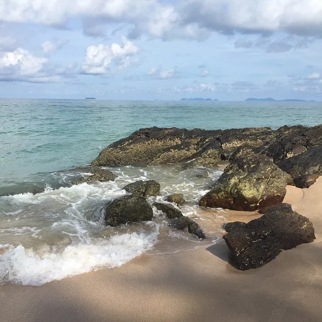 Koh Lanta, Northernmost point of Long Beach, #Thailand #krabi #nofilter #beach #ocean #vacation