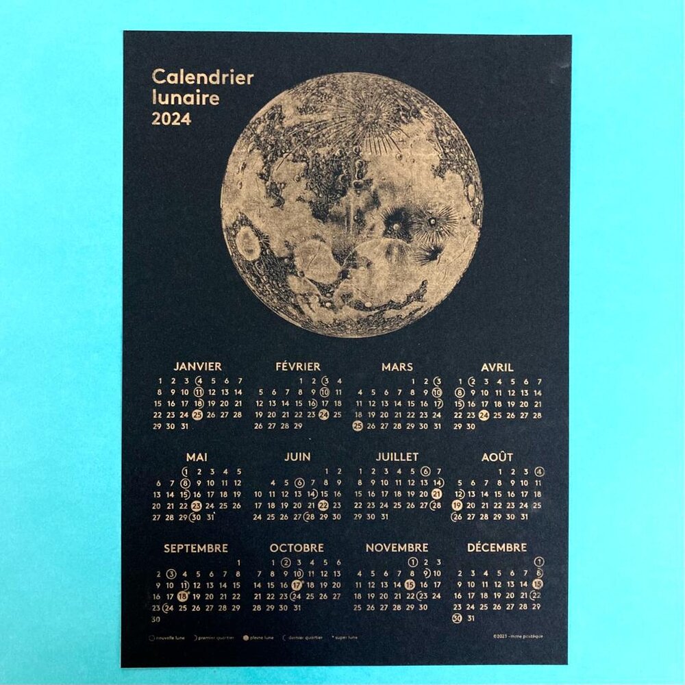 Calendrier lunaire 2024