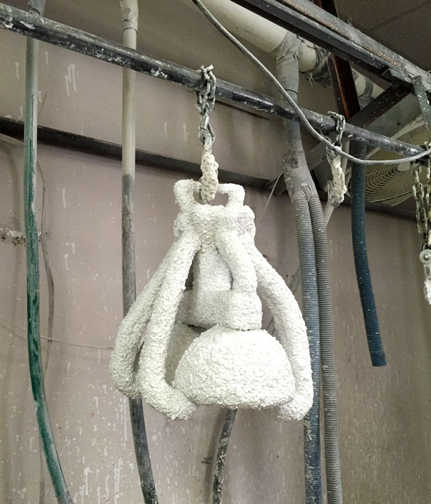 Mortar mold is created