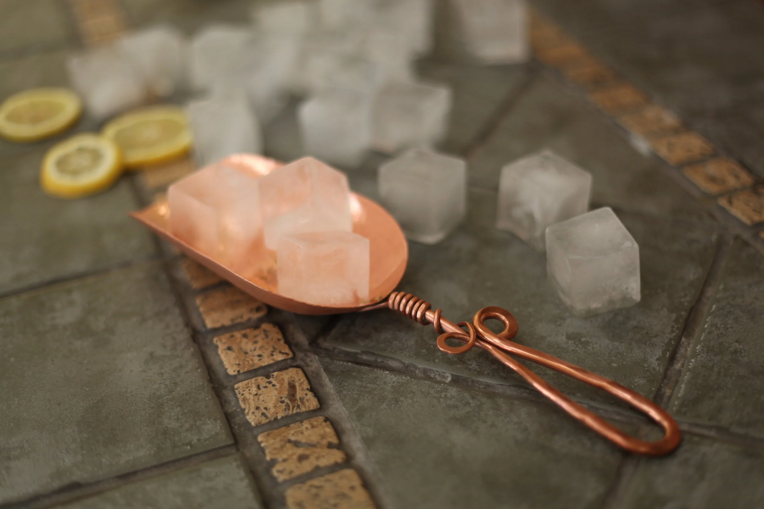 HOUSEWARES AND SCULPTURE MADE FROM EXTRA-THICK SHEETS OF ELECTRICAL-GRADE COPPER, THE PUREST AVAILABLE.