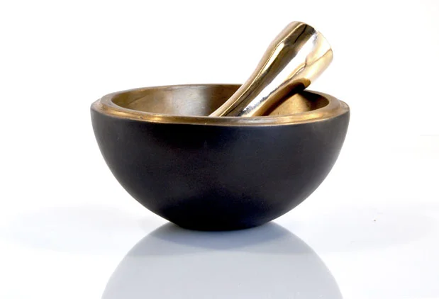 Black Space Cast bronze, lost wax method 6 inches diameter by 3 inches tall