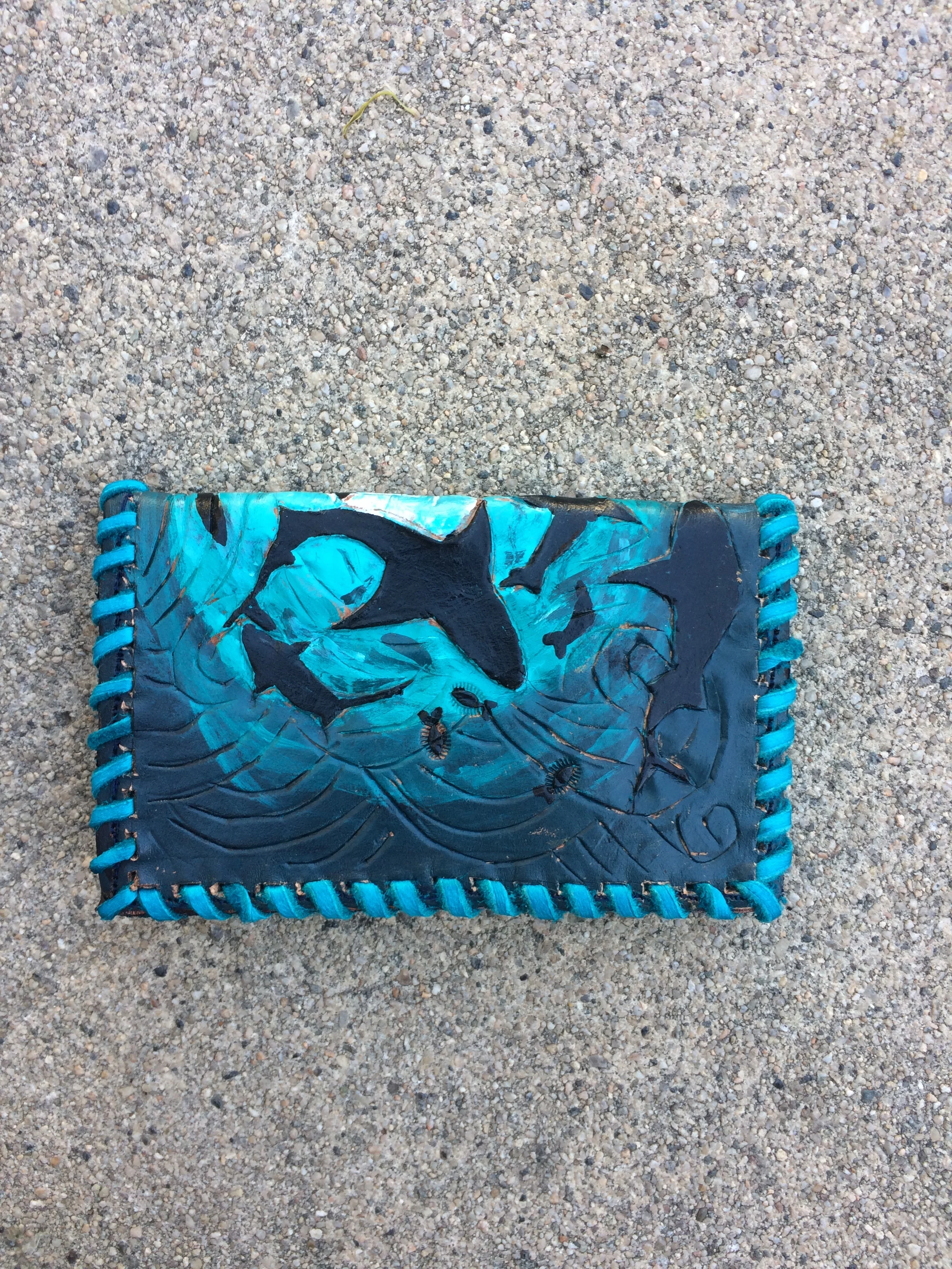 Shark Swarm Card Case Wallet