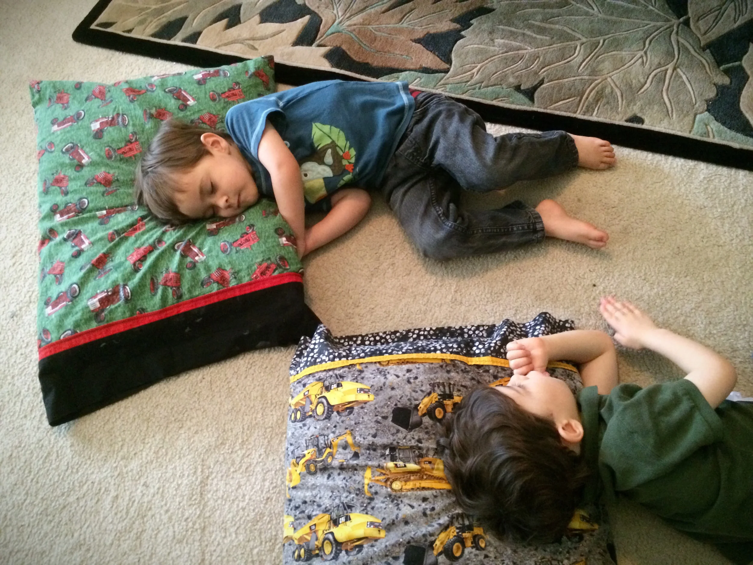 Noah and Daniel During Quiet Time
