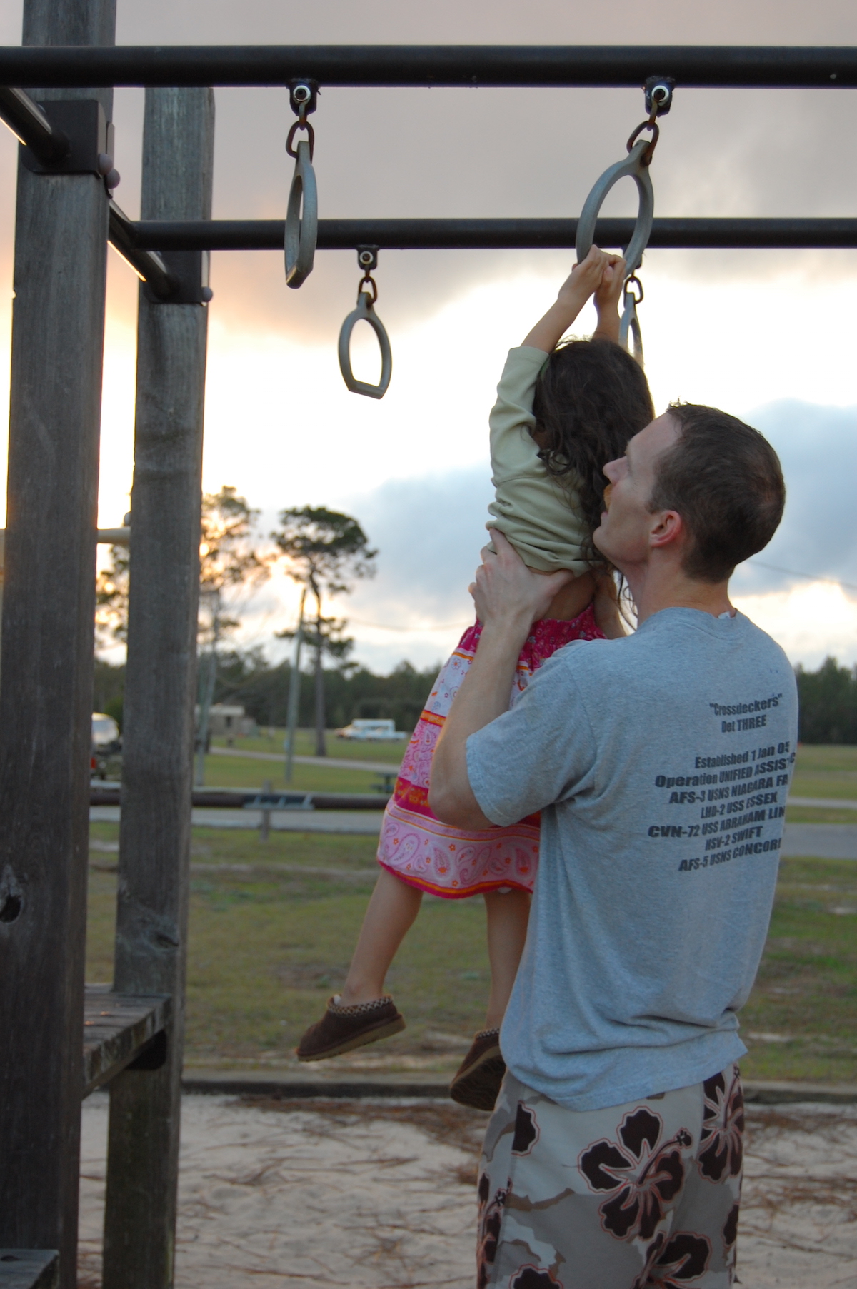 January 2009 - 3-year-old Pelaiah enjoys our family time at a playground in Florida