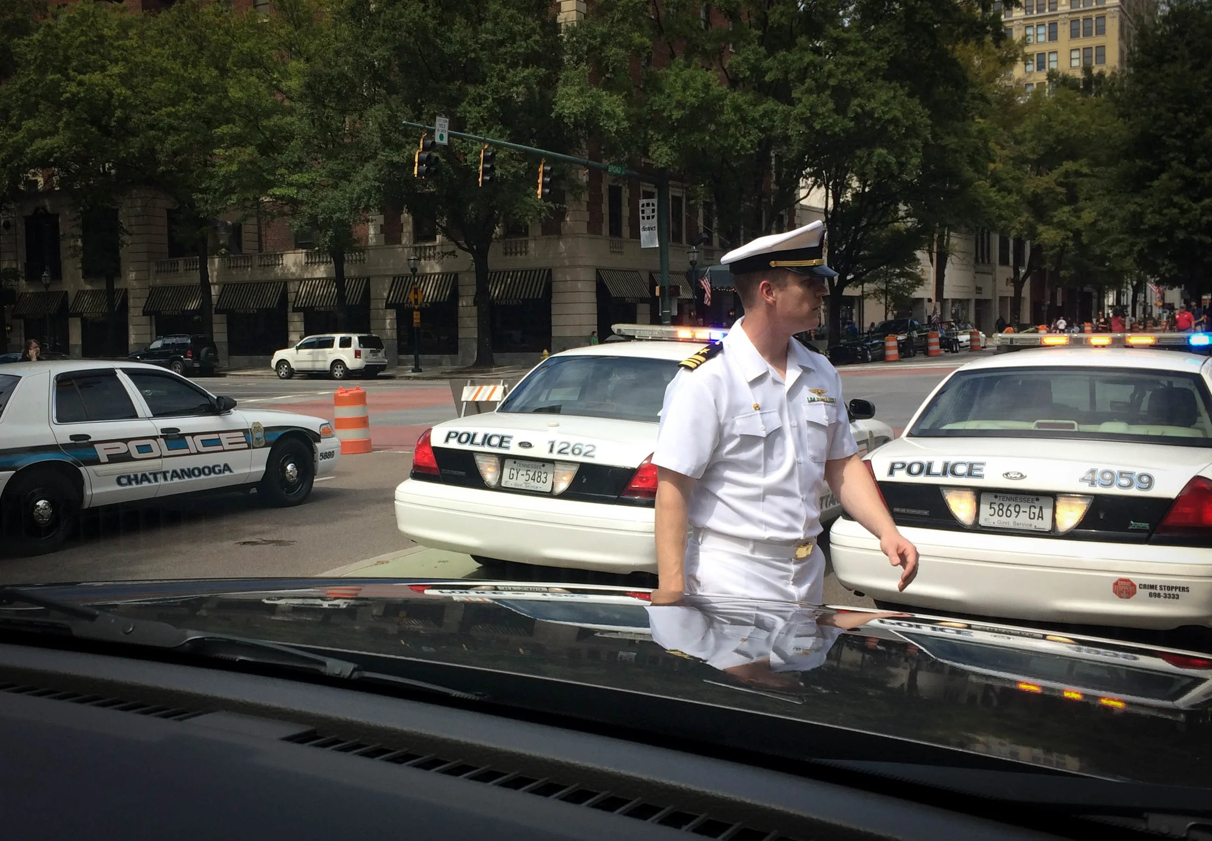 Me after I apologized to the policeman for my reaction.