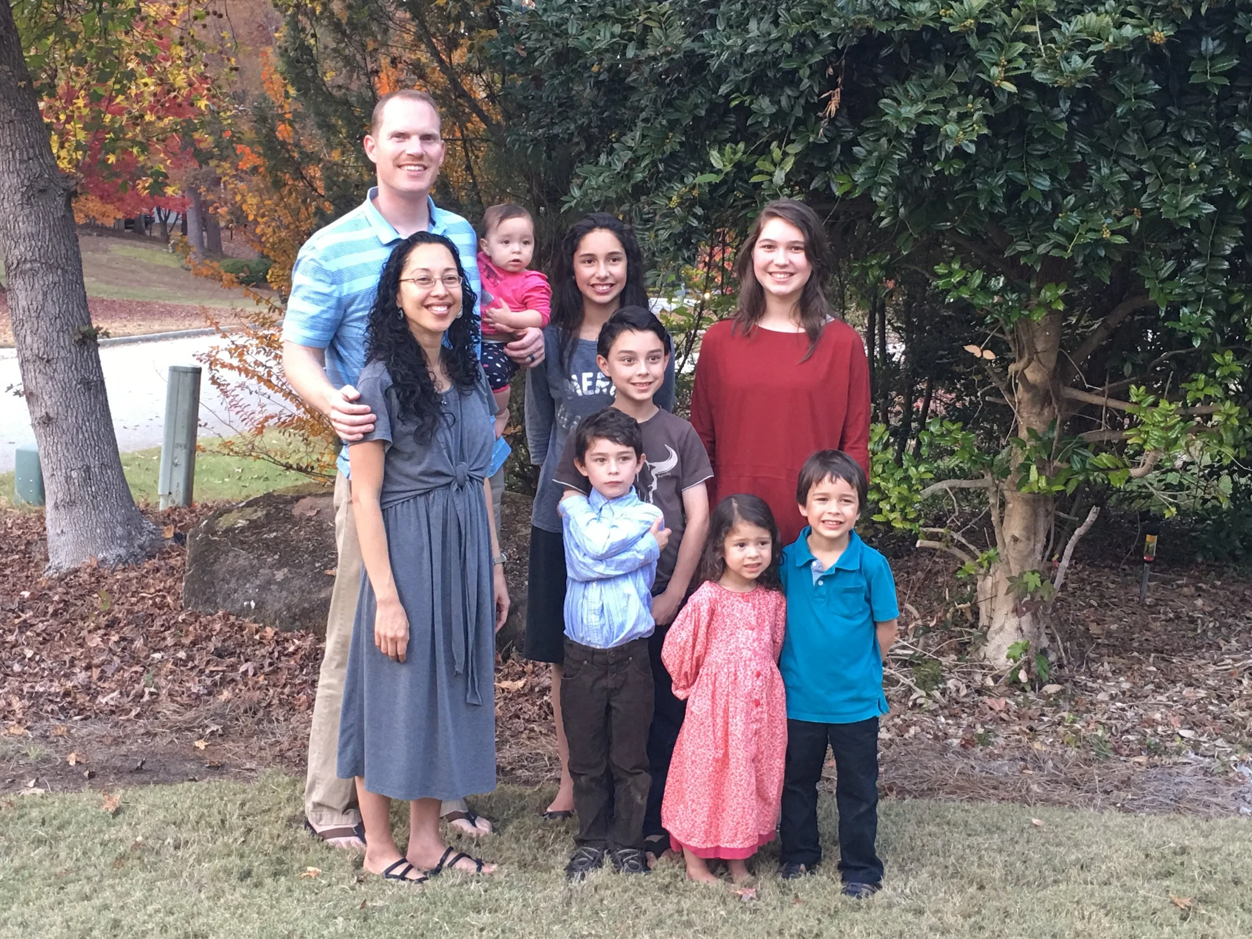 Our family after celebrating Thanksgiving