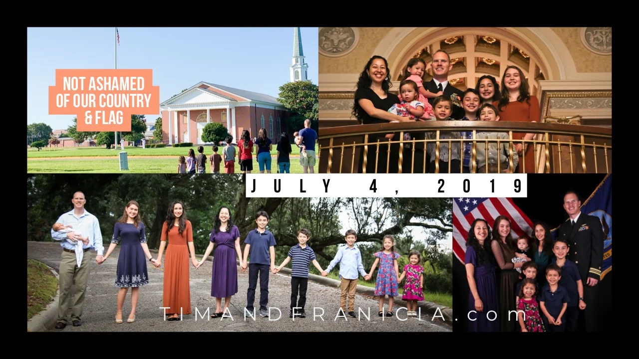 Not Ashamed of Our Country and Flag