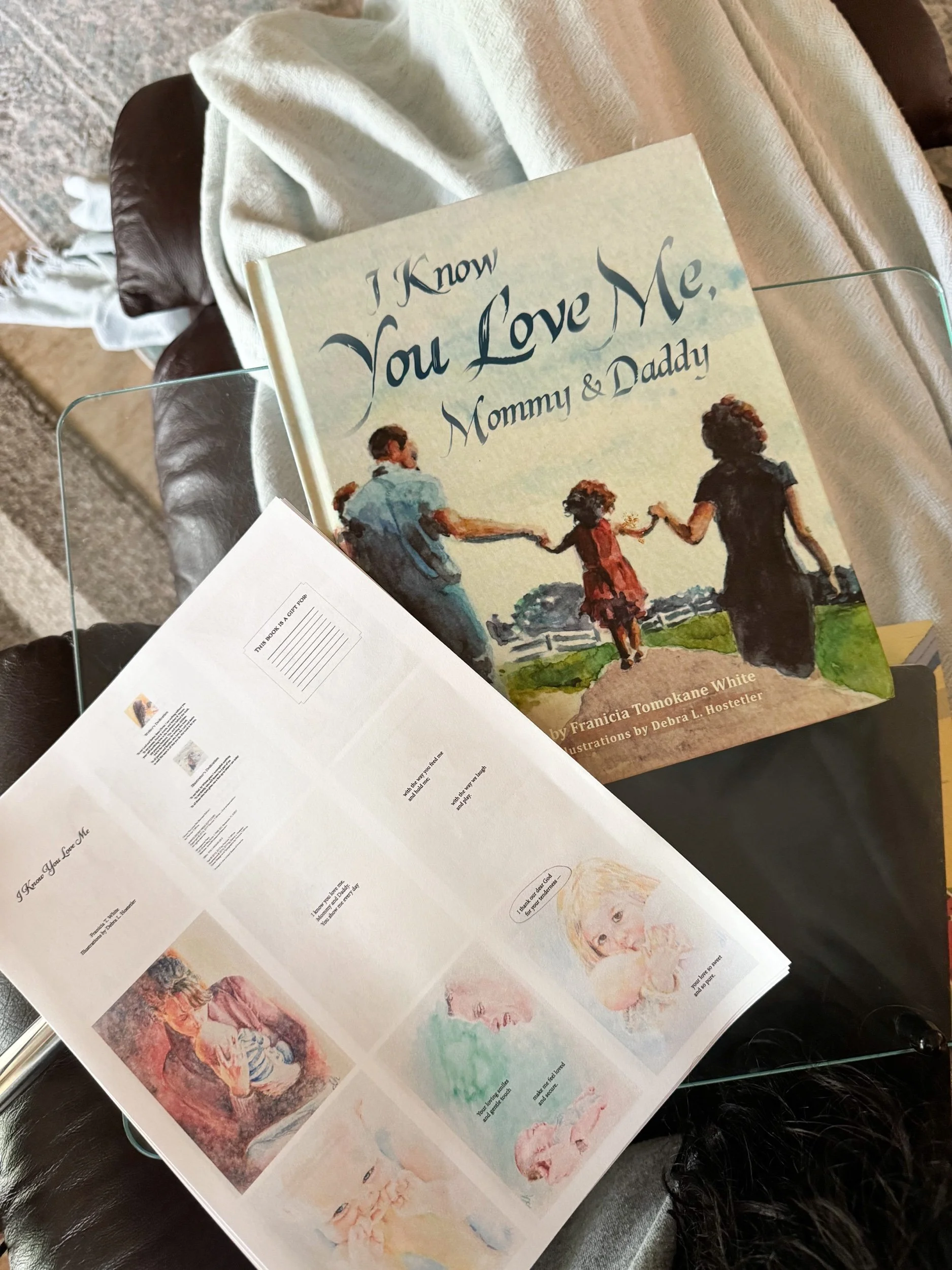 Close to Printing the 2nd Edition of Our Book “I Know You Love Me, Mommy and Daddy”