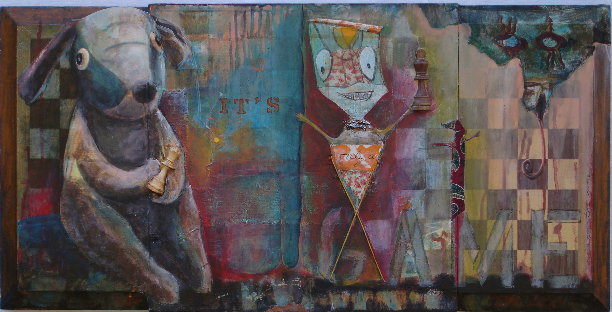 "It's Only A Game" 32x16x2
