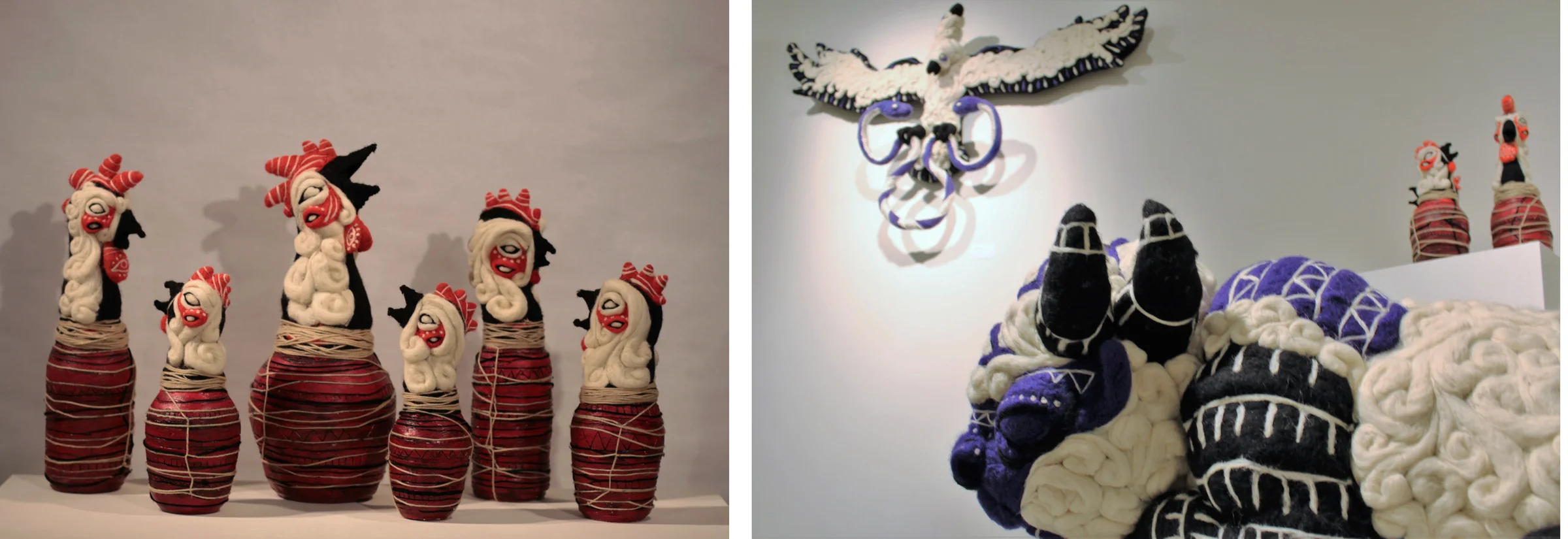 Felted Sculptures by Ryan Lytle 2016