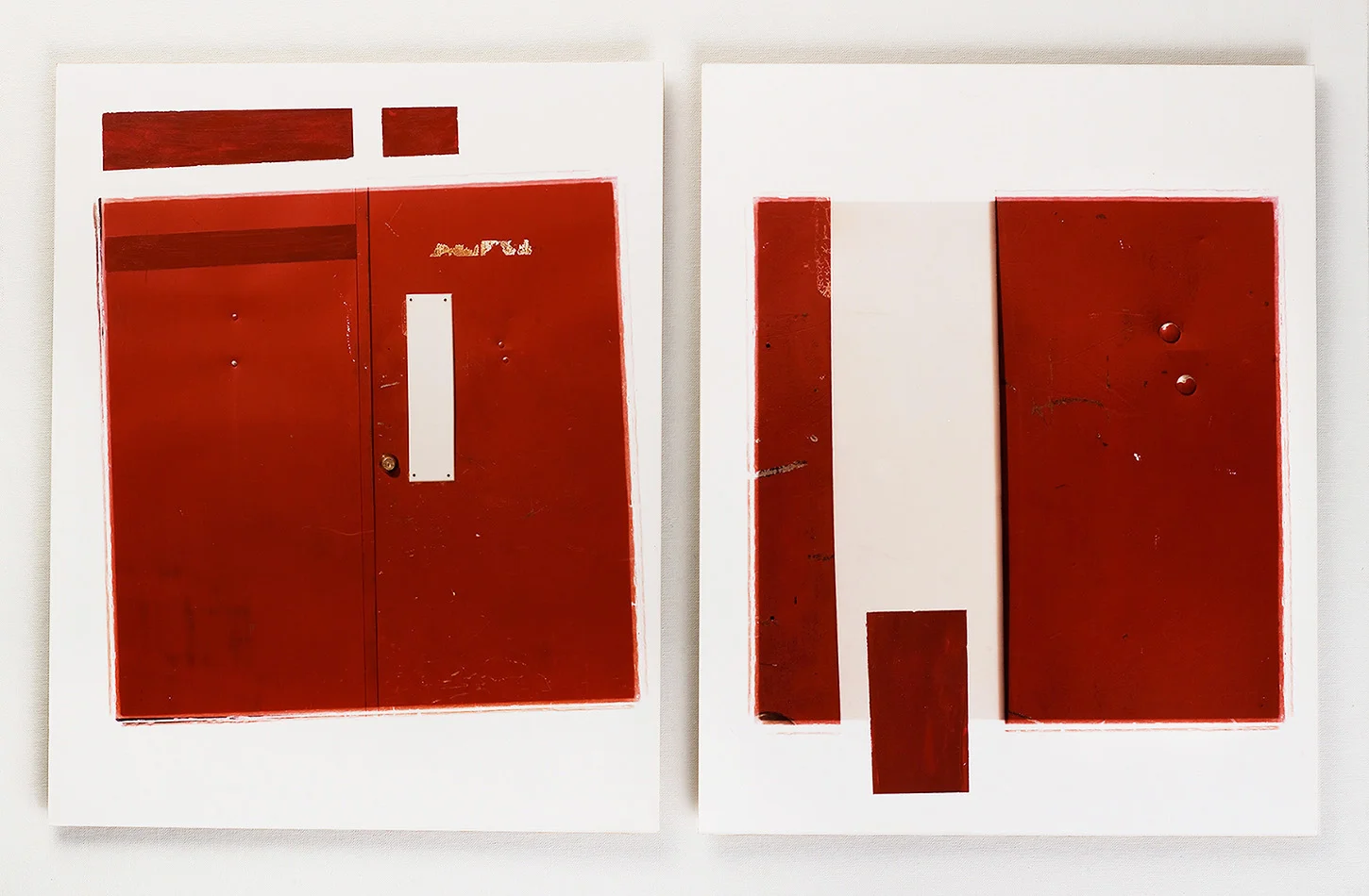 s. • Dyptych #1. Part of my MFA studies which gave me the opportunity to experiment and use mixed media approaches while still pursuing my abstract interests in subject matter. The diptych led to the Tetraptych which is currently in the Lynda Matney gallery.