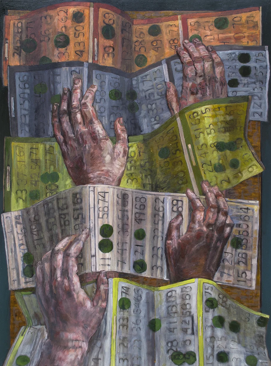 Teddy Johnson , Bingo II , 2018, Contact Gallery